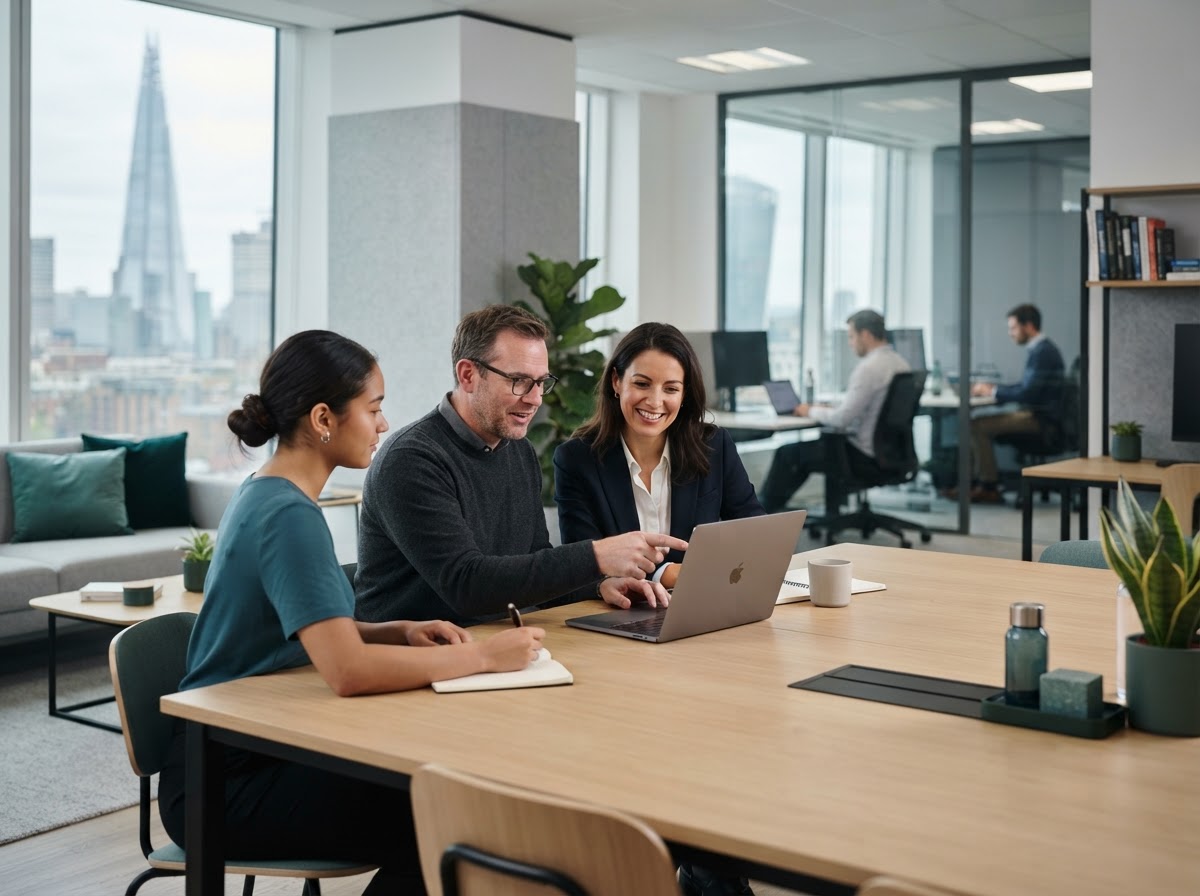 Fortunode data analysts reviewing model output